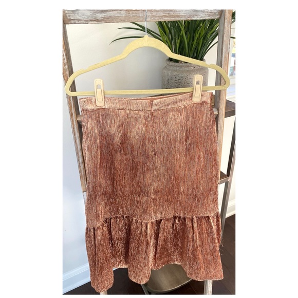 J. Crew Collection • Rose Gold Skirt • Size 6 - Picture 6 of 7